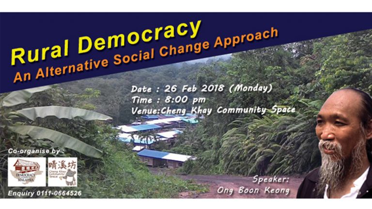 Rural democracy – An Alternative Social Change Approach