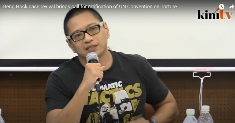 Beng Hock case revival brings call for ratification of UN Convention on Torture