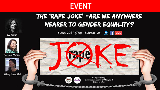 The ‘Rape Joke’ Webinar – Are we anywhere nearer to gender equality?
