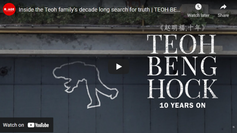 Inside the Teoh family’s decade long search for truth | TEOH BENG HOCK