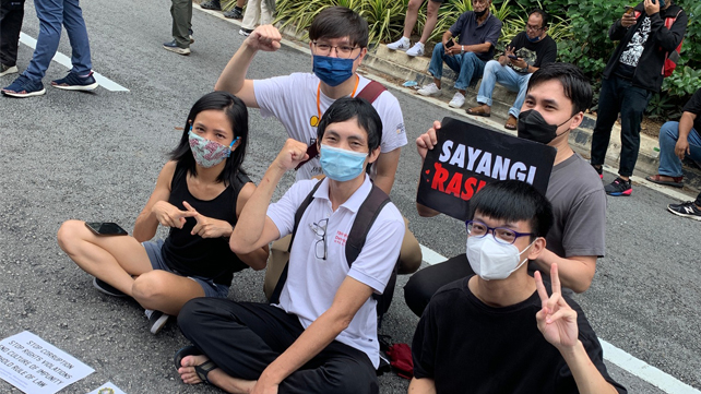 #Tangkapazambaki rally and 50 CSO joint statement 逮捕阿占巴基集会与50公民组织联署文告