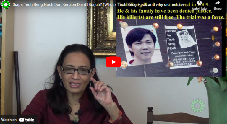 Siapa Teoh Beng Hock Dan Kenapa Dia diBunuh? 